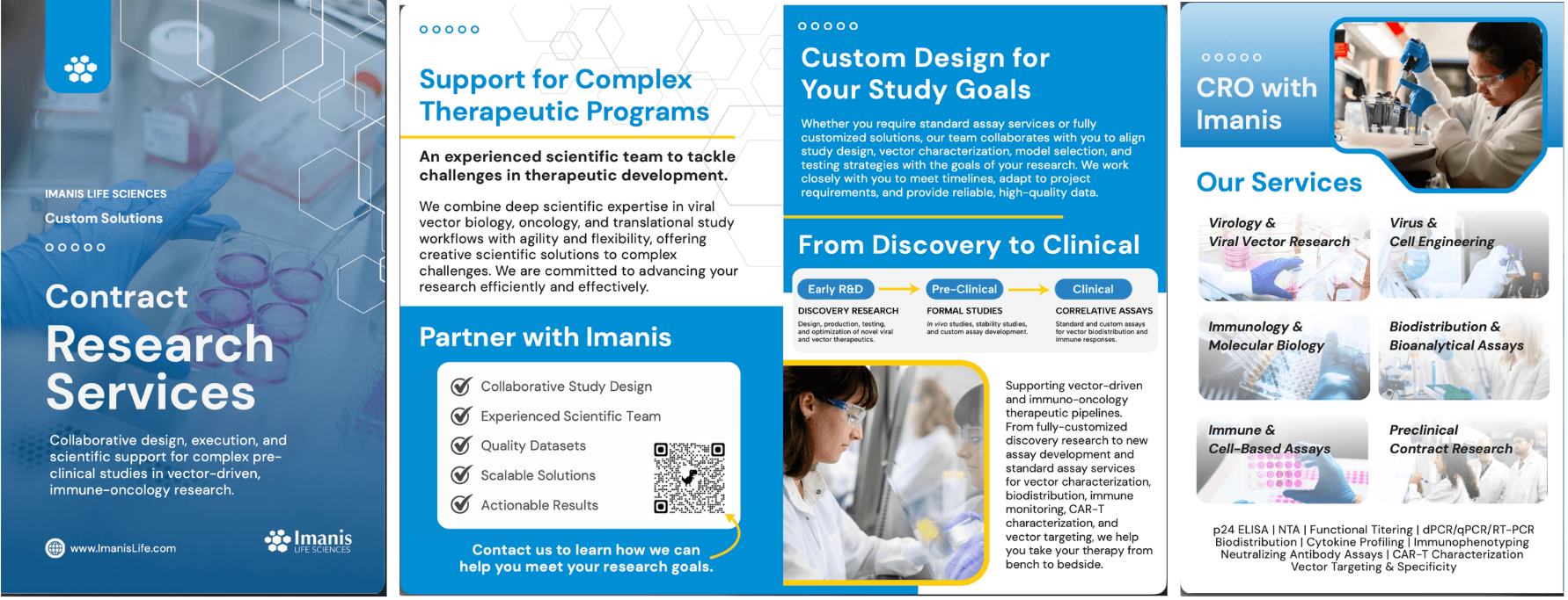 imanis contract research brochure